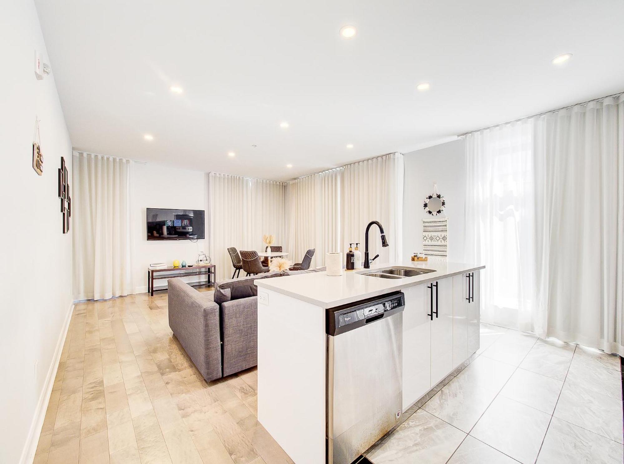 Glamorous 2-Bedroom Condo In Downtown Montreal 206 Extérieur photo